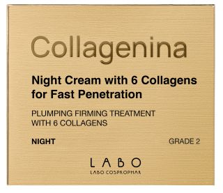 COLLAGENINA With 6 Collagens, Grade 2, Night sejas krēms, 50 ml