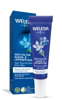 WELEDA Blue Gentian & Edelweiss Rejuvenating krēms ādai ap acīm un lūpām, 10 ml