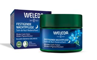 WELEDA Blue Gentian & Edelweiss Rejuvenating Night sejas krēms, 40 ml