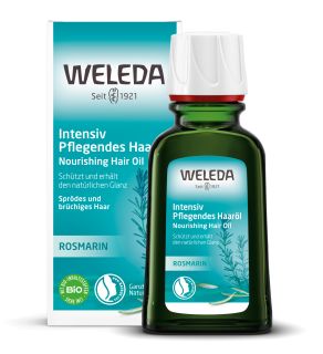 WELEDA Rosemary Condition & Shine matu eļļa, 50 ml