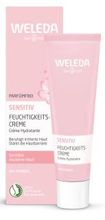 WELEDA Sensitiv Bio-Mandel Moisturizing sejas krēms, 30 ml