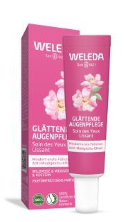 WELEDA Wild Rose & White Tea Smoothing acu krēms, 10 ml