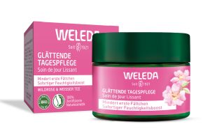 WELEDA Wild Rose & White Tea Smoothing Day sejas krēms, 40 ml