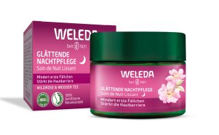 WELEDA Wild Rose & White Tea Smoothing Night sejas krēms, 40 ml