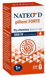 NATEO D Forte 1000 SV pilieni, 10 ml