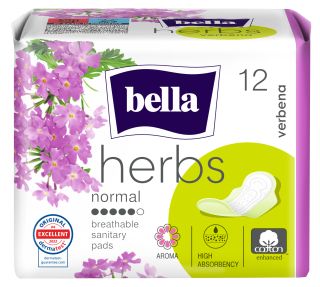 BELLA Herbs Verbena higiēniskās paketes, 12 gab.