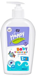 HAPPY Natural Care šampūns/dušas krēms, 300 ml