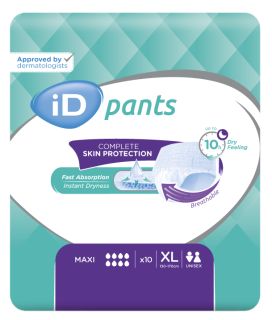 ID Pants Maxi XL (130-170 cm) biksītes, 10 gab.