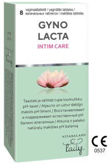 VITABALANS Gyno Lacta vaginālās kapsulas, 8 gab.