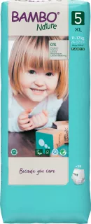 BAMBO NATURE Nature Nature Tall (11-17 kg) Size 5 autiņbiksītes, 38 gab.