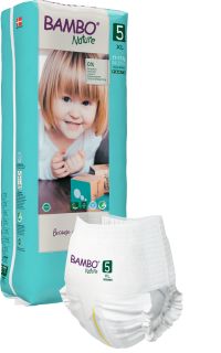 BAMBO NATURE Nature Nature Tall (11-17 kg) Size 5 biksītes, 38 gab.