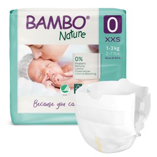 BAMBO NATURE Nature Premature 1-3kg autiņbiksītes, 24 gab.