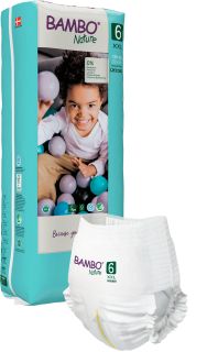 BAMBO NATURE Nature Tall XXL- 6 (15+ kg) biksītes, 38 gab.