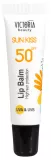 VICTORIA BEAUTY Sun Kiss SPF50 lūpu balzams, 10 ml