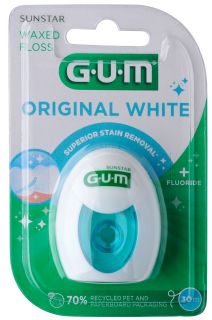 GUM Original White (30 m) zobu diegs, 1 gab.