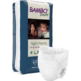 BAMBO Nature Dreamy Night Pants, 4-7 gadi, 15-35 kg biksītes, 10 gab.