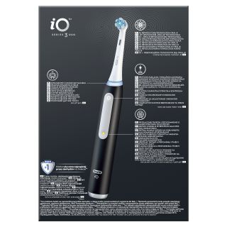 ORAL-B iO3 Duo Matt Black + iO3 Ice Blue elektriskā zobu birste, 2 gab.