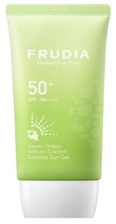 FRUDIA Green Grape Sebum Control Cooling saules aizsargkrēms, 50 g