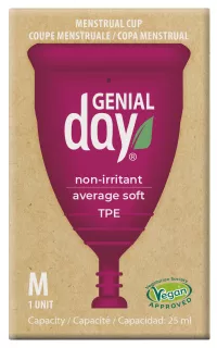 GENIAL DAY Tpe M menstruālā piltuve, 1 gab.