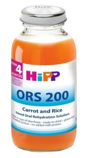 HIPP burkānu un rīsu, no 4 mēn dzēriens, 200 ml