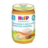 HIPP dārzeņi ar rīsiem, teļa gaļa, no 8 mēnešiem biezenis, 220 g