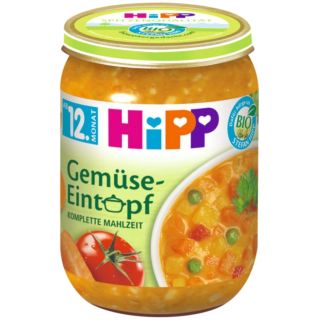 HIPP Dārzeņu sautējums, no 12 mēnešiem biezenis, 250 g