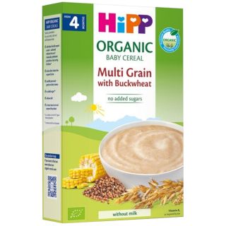 HIPP Organic Baby Cereal Multi Grain with Buckwheat (4+) biezputra, 200 g