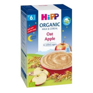 HIPP Organic Milk & Cereal Good Night Oat Apple (6+) biezputra, 250 g