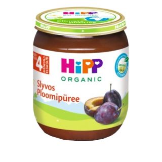 HIPP Organic Plums (4+) biezenis, 125 g