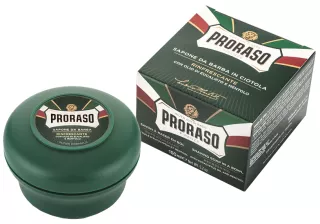 PRORASO Eucalyptus Oil and Menthol skūšanās ziepes, 150 ml