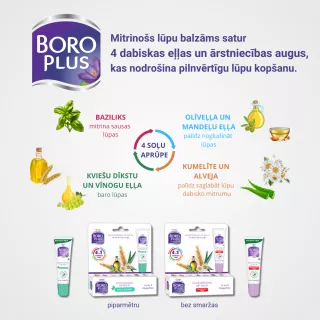 BORO PLUS Healthy Skin lūpu balzams, 10 ml