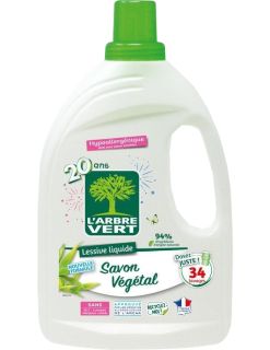 LARBRE VERT Vegetal šķidrais veļas mazgāšanas līdzeklis, 1530 ml