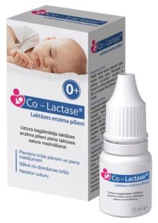 CO-LACTASE Laktāzes Enzīma pilieni, 10 ml