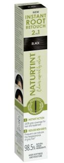 NATURTINT Root And Brow Mascara – Black matu krāsa, 10 ml