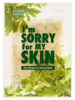 I'M SORRY FOR MY SKIN Real Mugwort Calming sejas maska, 23 ml