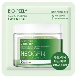 NEOGEN Dermalogy Bio-Peel Gauze Peeling - Green Tea pīlinga spilventiņi, 1 gab.