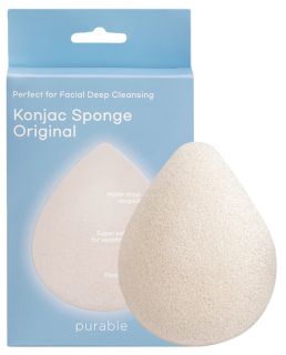 PURABLE Konjac Sponge - Original attīrošs sūklis, 1 gab.
