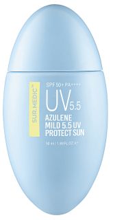 SUR.MEDIC Azulene Mild 5.5 UV Protect Sun SPF 50+ saules aizsargkrēms, 50 ml