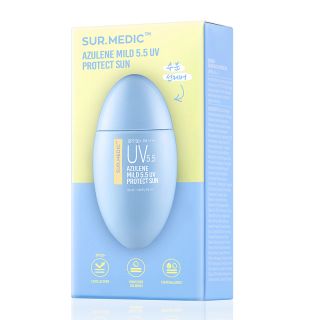 SUR.MEDIC Azulene Mild 5.5 UV Protect Sun SPF 50+ saules aizsargkrēms, 50 ml