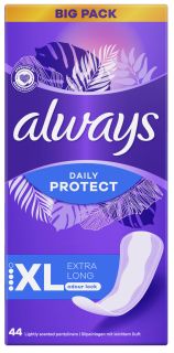 ALWAYS Daily Protect Extra Long XL ikdienas ieliktnīši, 44 gab.