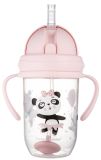 CANPOL BABIES Exotic Animals, 6m+, pink mācību krūzīte, 270 ml