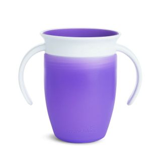 MUNCHKIN 6m+ Miracle 360 Violet mācību krūzīte, 207 ml