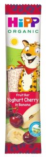 HIPP Organic Fruit Yoghurt Cherry in Banana batoniņš, 23 g