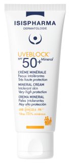 ISISPHARMA Uveblock SPF50+ Mineral Invisible krēms, 40 ml