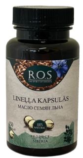 R.O.S. Lineļļas kapsulas, 150 gab.