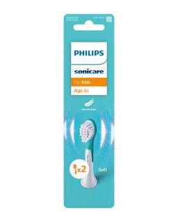 PHILIPS (no 3g.)Sonicare KIDS HX6032/90 elektriskās zobu birstes uzgaļi, 2 gab.