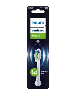 PHILIPS Sonicare Optimal Wh HX6062/87 elektriskās zobu birstes uzgaļi, 2 gab.