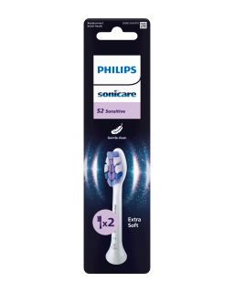 PHILIPS Sonicare Sensitive HX6052/87 elektriskās zobu birstes uzgaļi, 2 gab.