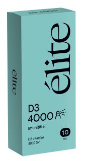 ELITE Vitamīns D3 4000 SV sprejs, 10 ml