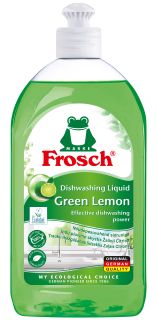 FROSCH Liquid Green Lemon trauku mazgāšanas līdzeklis, 500 ml